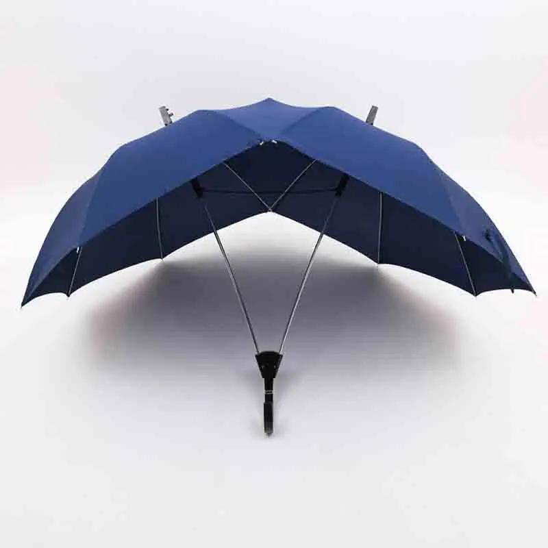 Автоматический двойной зонтик от солнца, двойной полюс, длинная ручка, креативная двойная пара, для девушек, двойной гольф, бизнес, подарок, зонт, распродажа