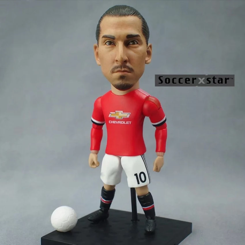 

Soccerxstar Figurine Football Player Movable Dolls 10# IBRAHIMOVIC (MU 2018) 12CM/5in Figure BOX include Accessories