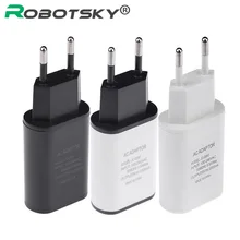 5V2A универсальное USB зарядное устройство, дорожное настенное зарядное устройство, адаптер 7,5 Вт, портативное зарядное устройство для смартфонов, штепсельная вилка европейского стандарта для iPhone 6 6S