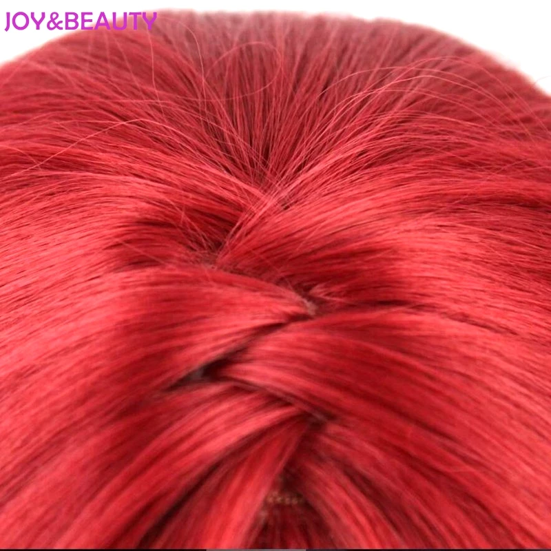 Радость и красоты волос 26 "Длинные свободные волнистые красный синтетический парик для Для женщин парик термостойкие волокна волос