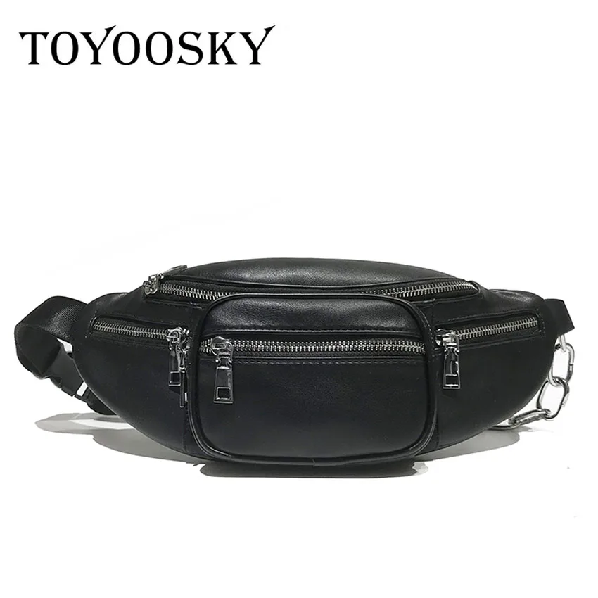 Модная женская поясная сумка TOYOOSKY повседневная сумочка на ремне из