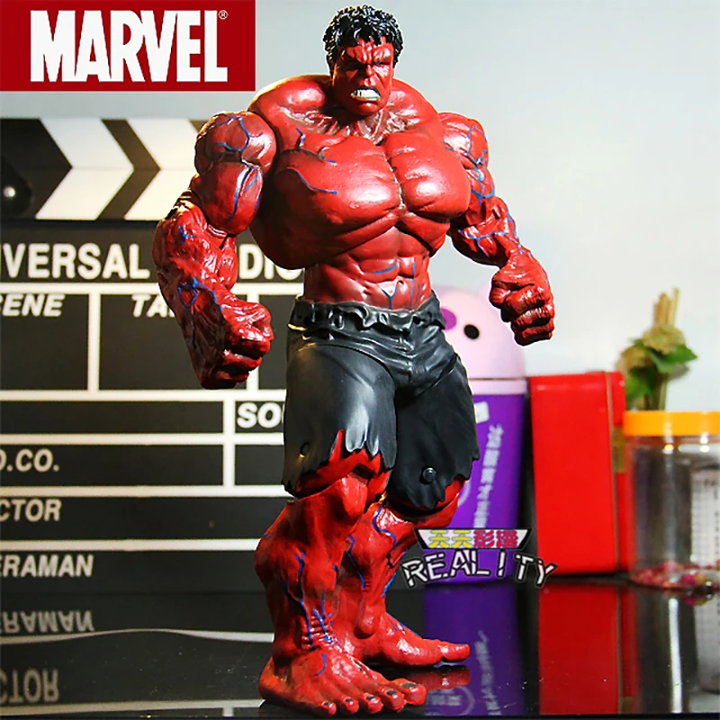 Tanie Red Superhero Hulk figurka Avengers Marvel PVC figurki zabawki modele do kolekcjonowania 10 \