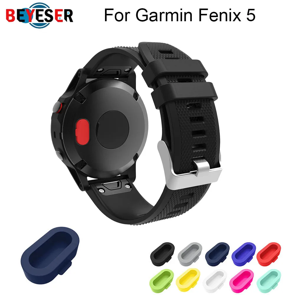 

1 PCS/Set Silicone Dustproof Protective Plugs Caps For Garmin Fenix 5 forerunner 935 Anti-Scratch & Dust Protectors For Fenix 5