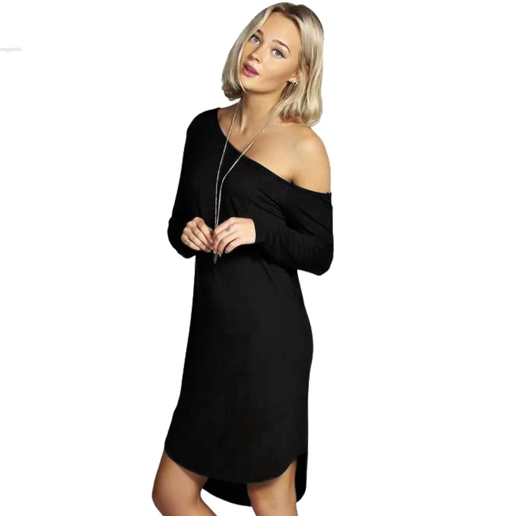 T shirt font b Dress b font font b Women b font Ladies Long Sleeve font T shirt font b Dress b font font b Women b font Ladies Long Sleeve font