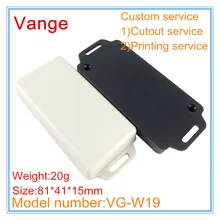 2 шт./лот литье под давлением IP54 настенный ABS пластик Проект коробка diy корпус PCB 81*41*15 мм