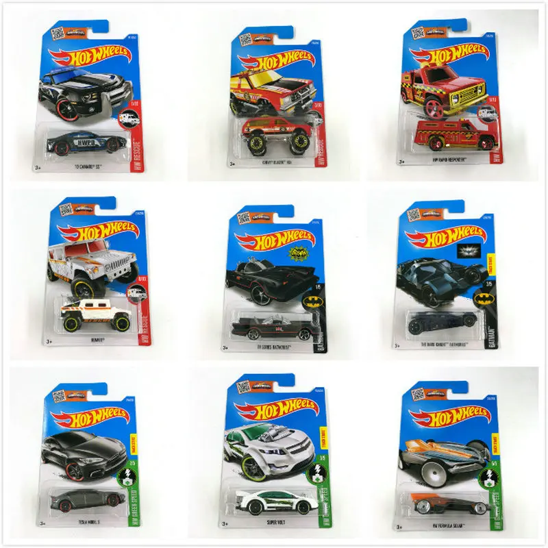 Hot Wheels 1: 64 спортивный автомобиль набор металлический материал тело гоночный автомобиль TESLA модель S Бэтмен подарок для ребенка NO211-249