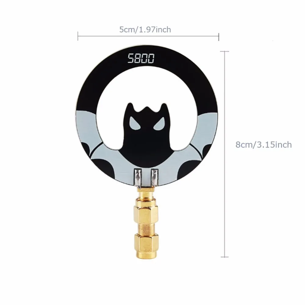 DR2526-1 5.8G FPV Antenna Panel Bat 5dbi Gain 