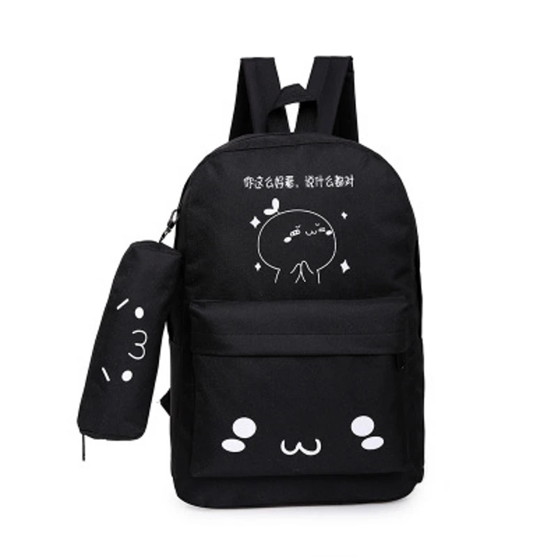 

MLOWomen Backpack Fashion Solid School Bags For Teenager Girls Large Capacity Casual