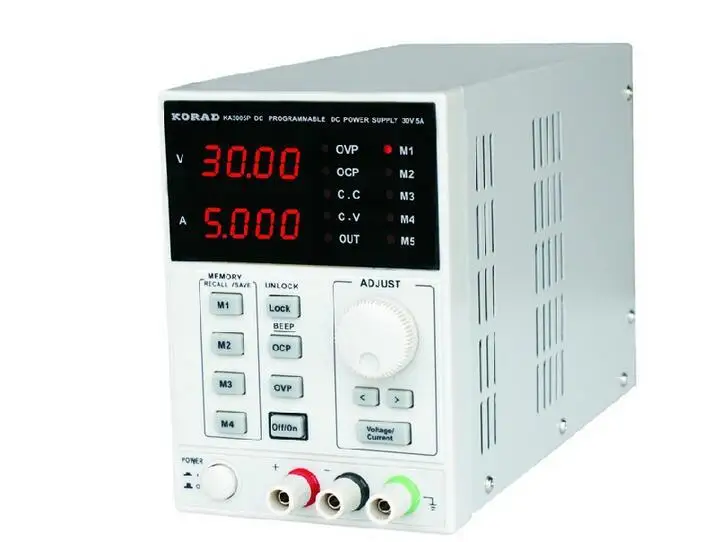 KA3005D Высокоточный Регулируемый цифровой источник питания постоянного тока 4Ps mA 30 V/5A для научно-исследовательского обслуживания лаборатории