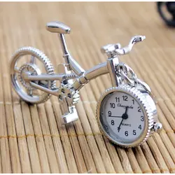 Новинка 2017 года Очаровательная minni велосипед ключ цепочка модные ювелирные изделия карманные часы цепочки и ожерелья карманные часы