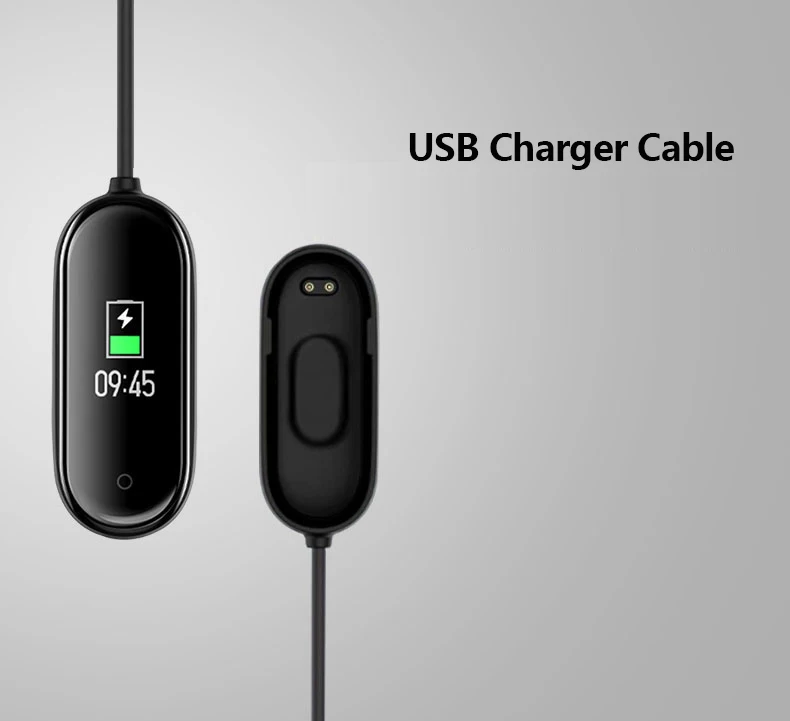 Зарядный USB кабель для Xiaomi Mi Band 4 сменный шнур зарядное устройство адаптер