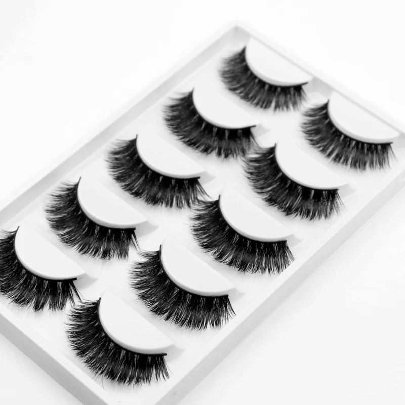 5 Pairs/Pack Eyelashes Fur Friendly Styles Mink Lashes Crisscross False Eyelash Hand Made Eye Lashes Makeup Maquiagem 5 Pairs/Pack Eyelashes Fur Friendly Styles Mink Lashes Crisscross False Eyelash Hand Made Eye Lashes Makeup Maquiagem