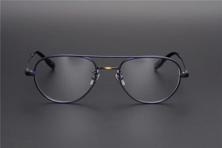 Брендовые титановые мужские прозрачные очки высшего качества ручной работы винтажные Ретро очки пилота оправа мужские оправа с линзами при миопии Oculos