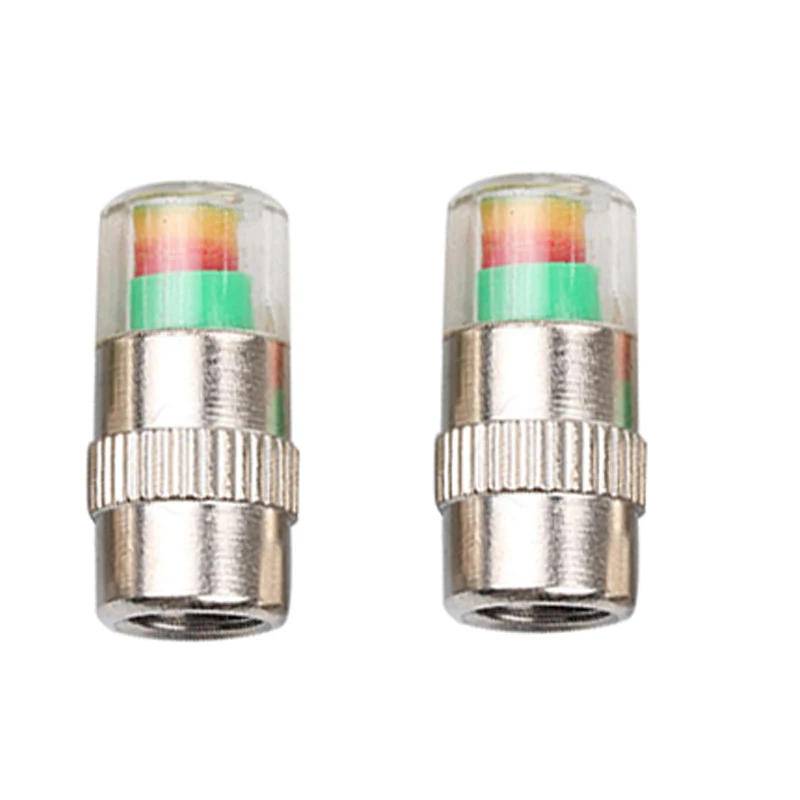 2PCS 1/2/4 шт. 36PSI авто шин Система контроля давления в шинах датчик тревоги индикатор колпачки индикатор диагностический набор инструментов - Цвет: 2PCS