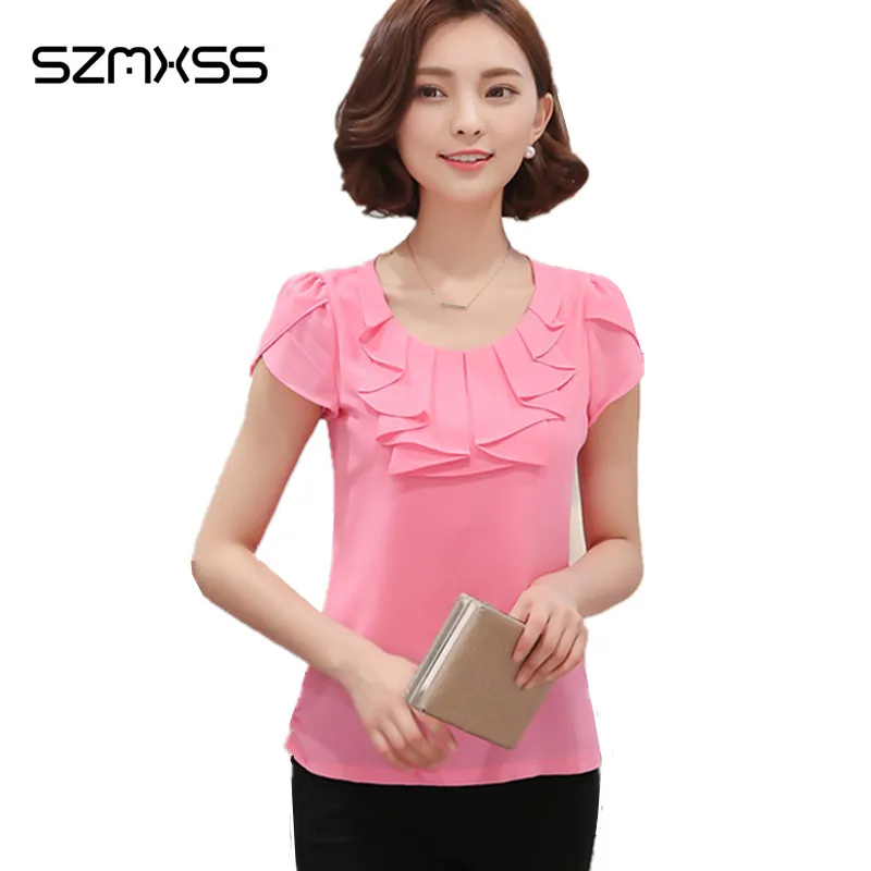 Office Tops For Women Techieblogie Info Chiffon Blouses New Fashion Summer Women Elegant Las