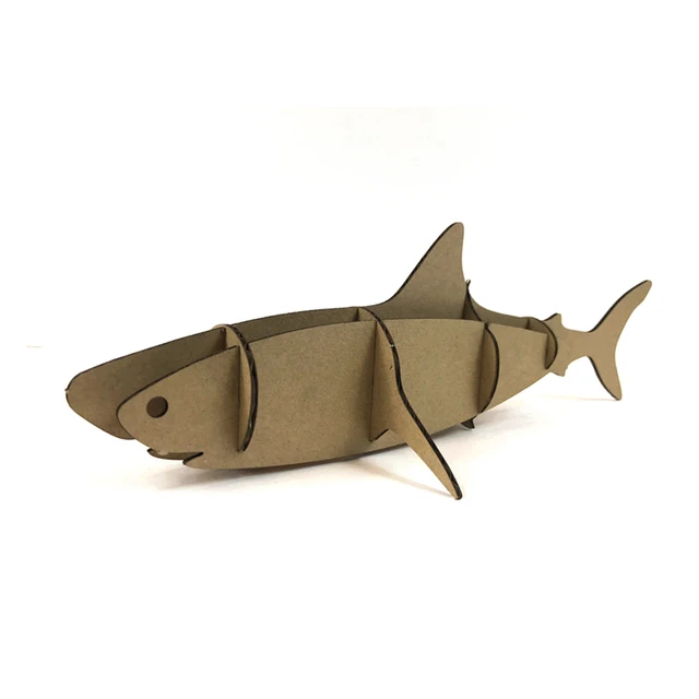 Shark 3d Puzzle Paper Craft Sea Animal Creative Kids Toy Intelligent Game  Play Home Ornament Best Gift For Children Party Supply - Puzzles -  AliExpress