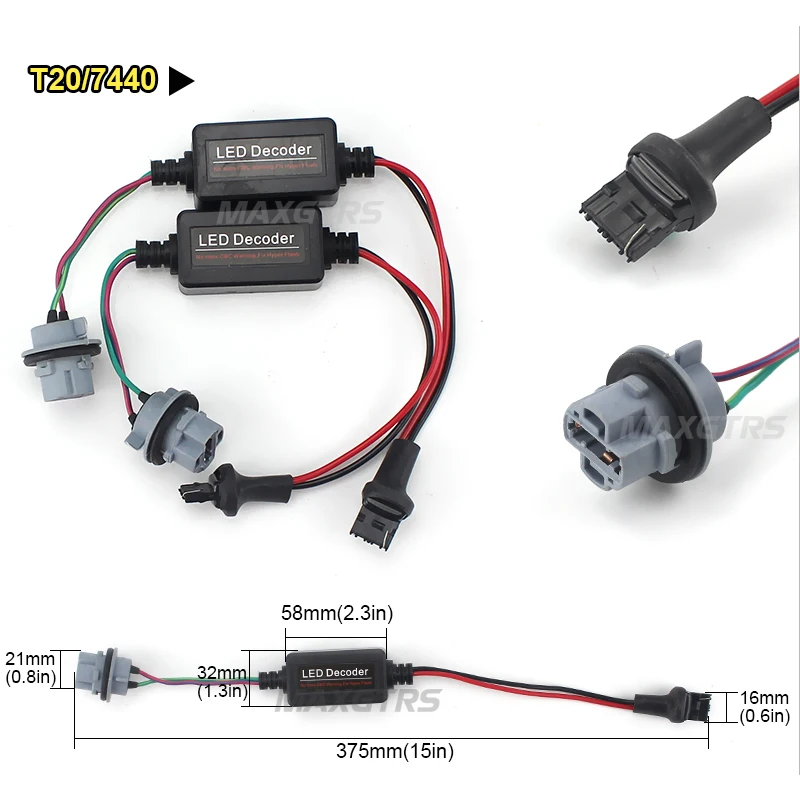2X T10 W5W 1156 1157 BAY15D/P21/5W Предупреждение ждающий безошибочный подавитель резистор с