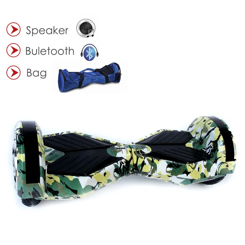 Hoverboard 8 inch 2 Wheel Scooter Self Balance Electric Scooter Bluetooth LED Light Smart Electric Scooter Skateboard Hoverboard