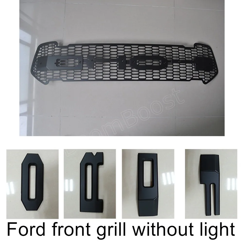  For Ford Ranger T7 2016-2017 Front Grille Nice Front Grills cover With or without LED 4 colors to c - 32810052011