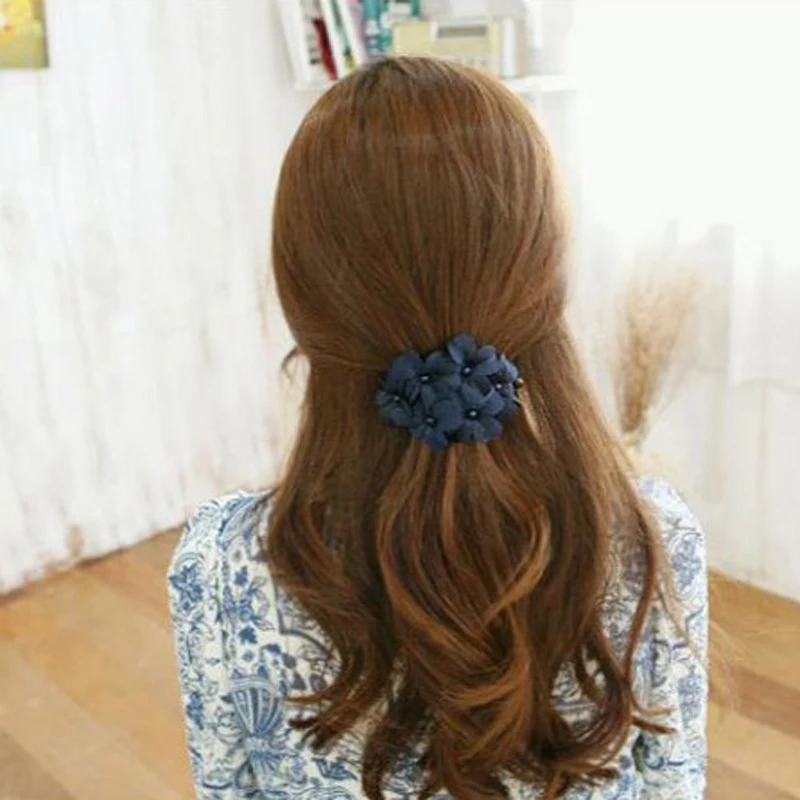 1 шт Мода цветы Заколка-краб Мода когти Элегантные украшения для волос Для женщин женские аксессуары для волос для девочек заколки для волос