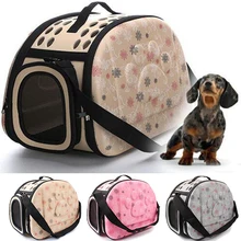 Складная/переносная переноска для собак, уличная сумка, дышащая, для щенков, кошек, для путешествий, складная, регулируемая, Наплечная Сумка принадлежности для домашних животных