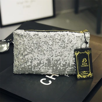 

BARHEE Small Clutch Handbag Night Club Party Bling Hand Bag Cosmetics Pouch Female Purse Fashion Gold Silver bolsa feminina sac