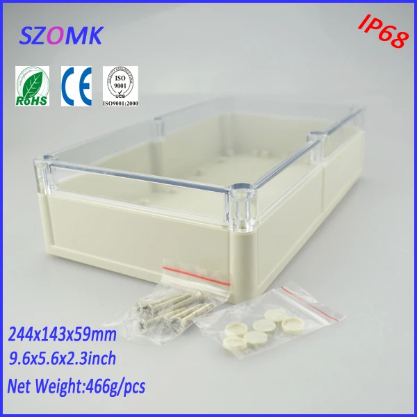 

1 piece hoffman waterproof electrical box 244*143*59 mm 9.6*5.6*2.3 inch