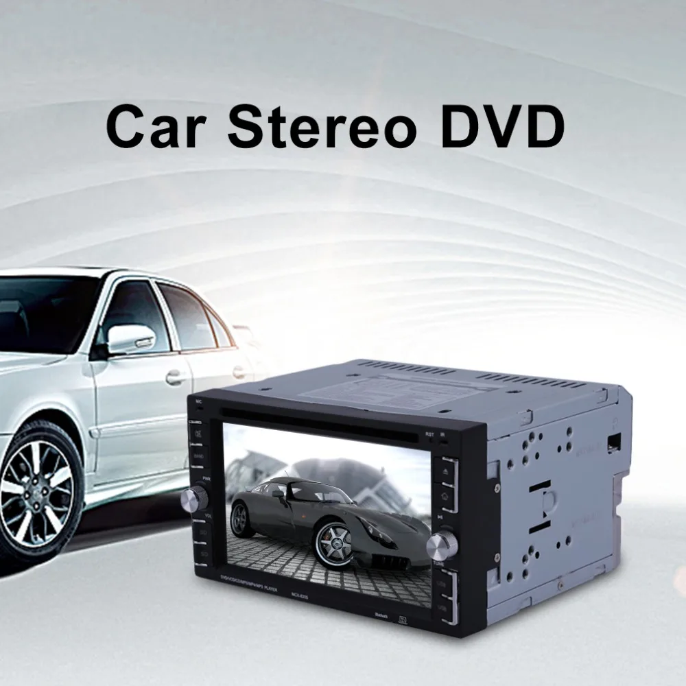 

Double Din 6.2 Inch Car Stereo DVD CD MP3 Music Player HD In Dash Bluetooth TV Radio 6205 UK Plug Car Accessories