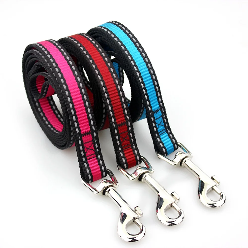 Pet Products Dog Leash Nylon Reflective Puppy Dog Leash Rope Cat Chihuahua Pet Leash And Collar Set Cat Dog Leashes Lead Harness (8)