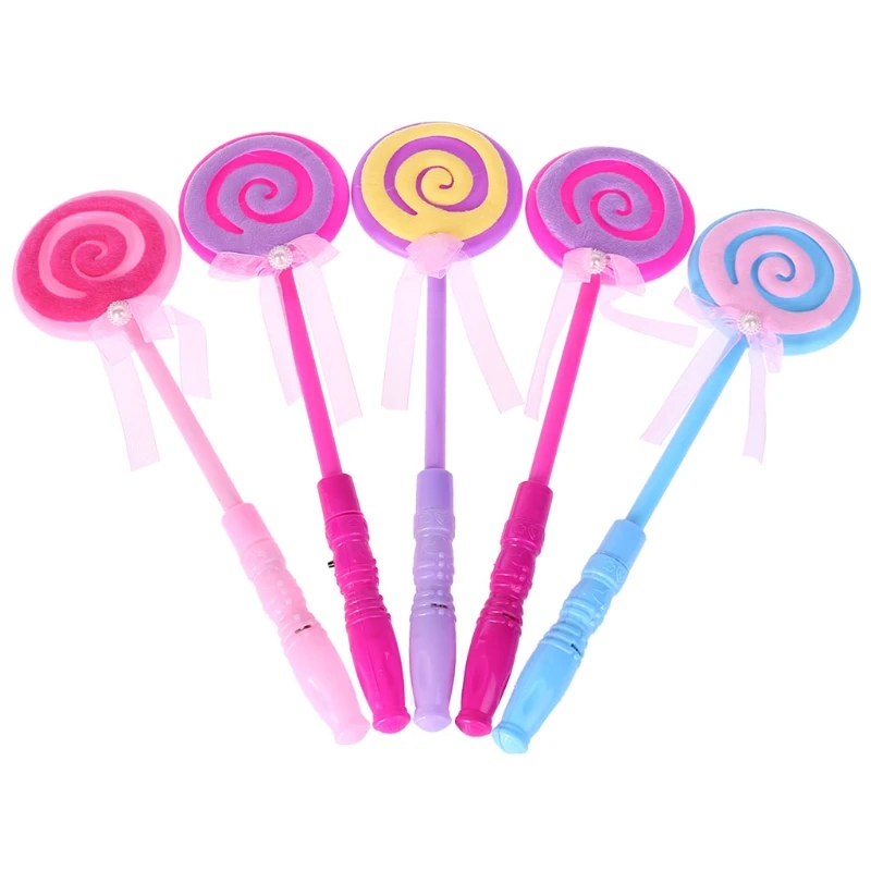 

LED Lollipop Fairy Princess Wand Flash Light Glow Stick Party Supplies Lamp Toys