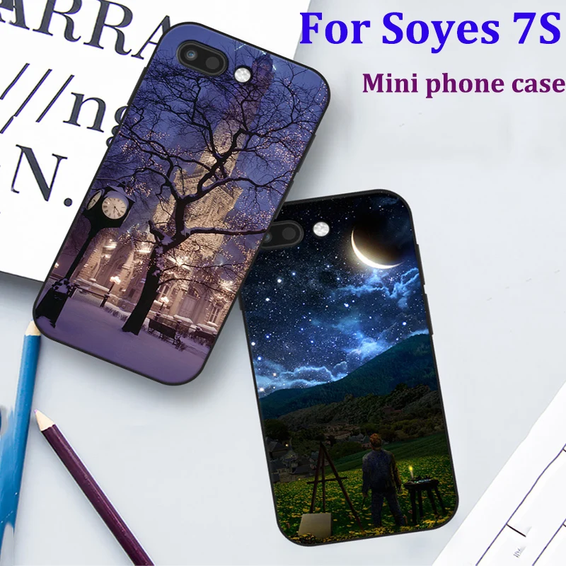 2PCS For Soyes 7S case capas Soft cases mini phone cover skin 7 S back Super smart | Мобильные телефоны и аксессуары