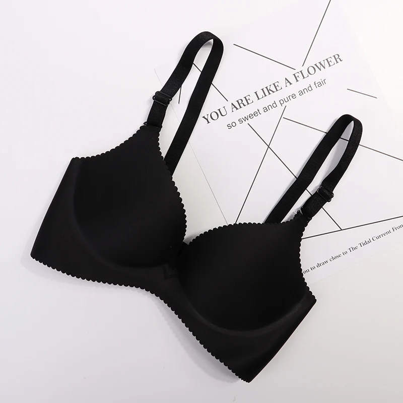 

seamless one piece lingerie comfortable push up bra new fashion sexy women underwear brassiere Gather bralette