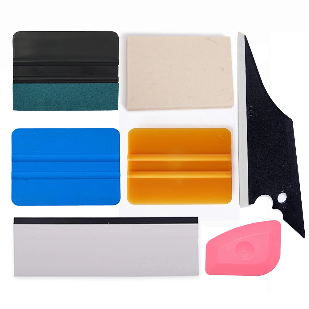 

EHDIS 7Pcs Car Sticker Window Tint Tools Squeegee Kit Carbon Fiber Vinyl Wrap Scraper Tinting Tool Car Cleaning Wash Accessories