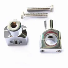 Пара 7/" 22 мм Универсальный бар настраиваемый руль стояки Мотоцикл Байк для Honda Yamaha Suzuki Kawasaki