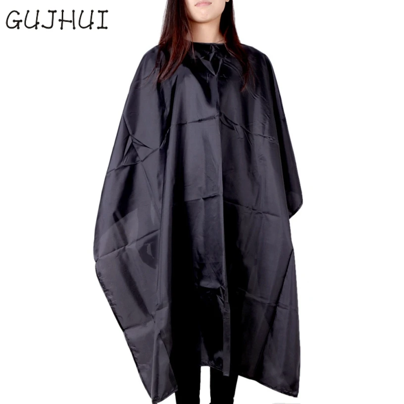 

Deal GUJHUI Good Quality Cutting Hair Waterproof Cloth Salon Barber Gown Cape Hairdressing Hairdresser Apron dropshipping #30
