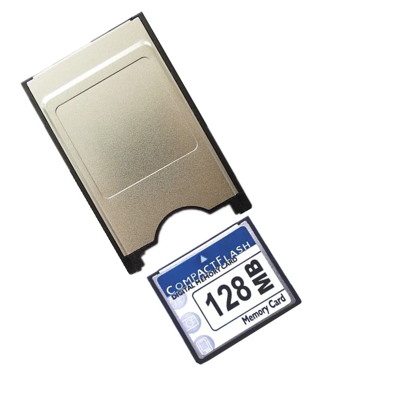 Лидер продаж! 128 МБ 256 512 1 Гб 2 карта памяти CF + адаптер PCMCIA Тип II и тип I для
