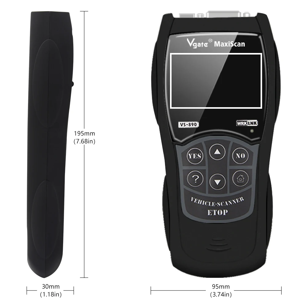 Vgate VS890 сканер Maxiscan диагностический инструмент obd2 сканер автомобильный диагностический код считыватель совместимый с SAE j1989 лучше ELM327 V1.5