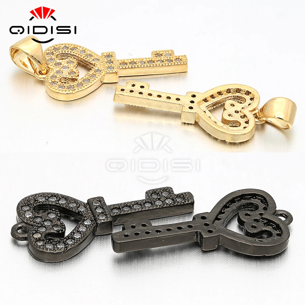 Key Cubic Zirconia Necklace Pendant, Accessories DIY Accessories