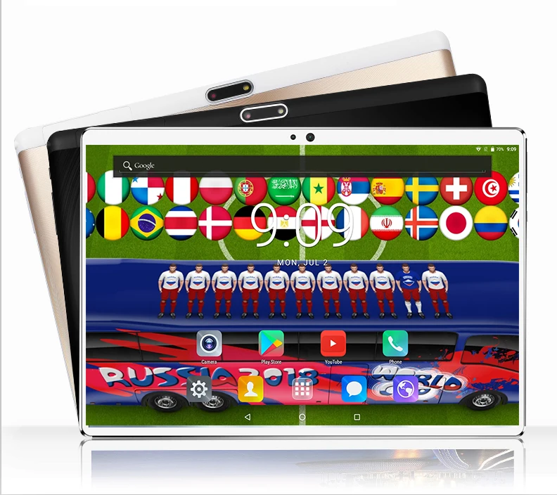 10 inch Tablet Android Tablet PC 64GB ROM 4G LTE phone tablets 10.1 WIFI 2.5D 1920*1200 IPS Football Video for 2018 World Cup