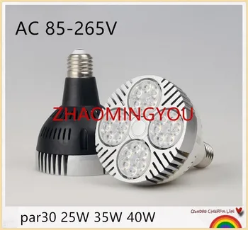 

E27 25W 35W 40W PAR30 LED SpotLight AC 110-220V LED Bulb Lamp light Indoor Lighting high lumens long lifespan