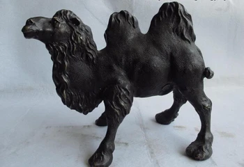 

wholesale factory 9 Art sculpture Bronze Copper Feng Shui Lucky llama oont Bactrian camel Statue 25% off