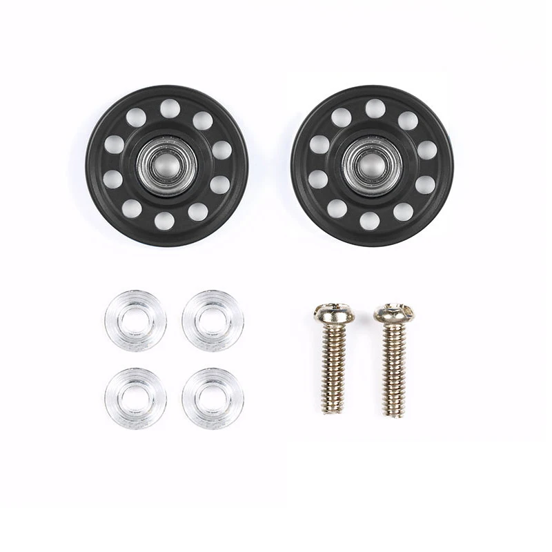 Compra Original tamiya mini 4wd piezas 95499 13mm lightweigh rodillos de carrera de aluminio sin anillos negro 324 tienda x1V81d3o