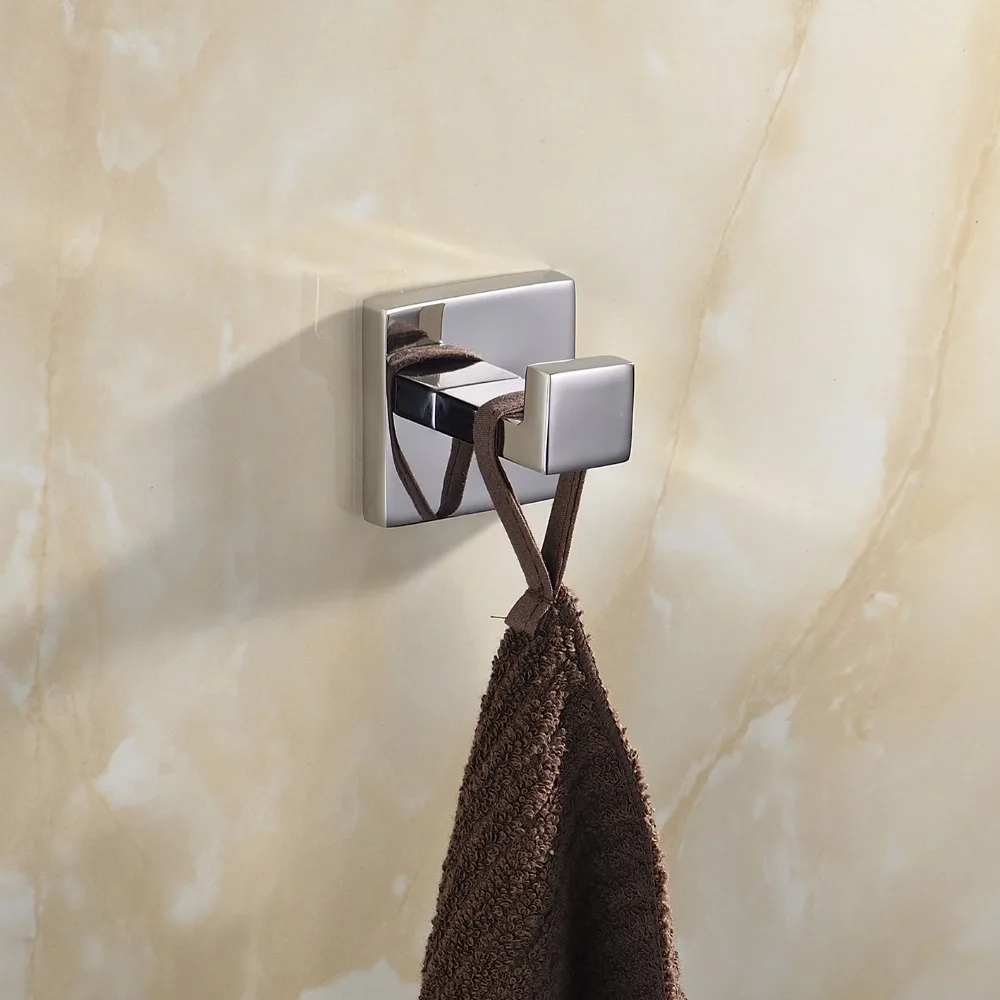 1pcs Lithe Deluxe SUS 304 Stainless Steel Towel Hooks Wall Mount