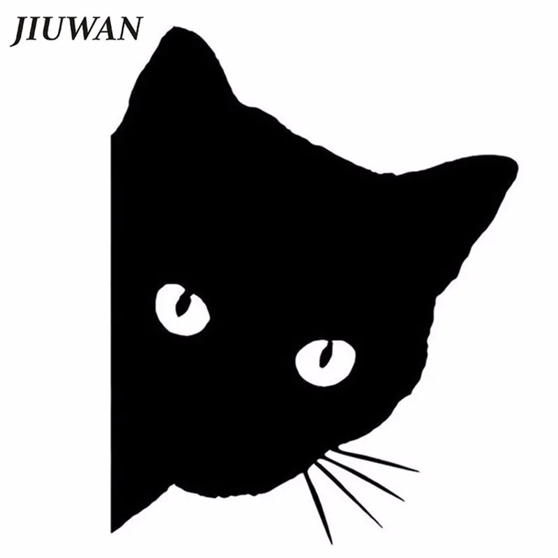 JIUWAN 15*12 см для автомобилей стильный забавный Cat стикеры 3D животных винил