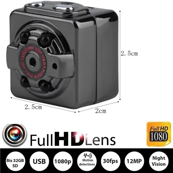 

16G Card+SQ8 Mini Camera Portable Video Recorder HD 1080P Camera