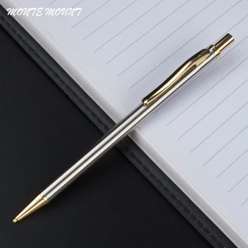 promotional luxury school Office Stationery Business Metal Automatic pen for Writing Drawing School Supplies novelty Pencil 1