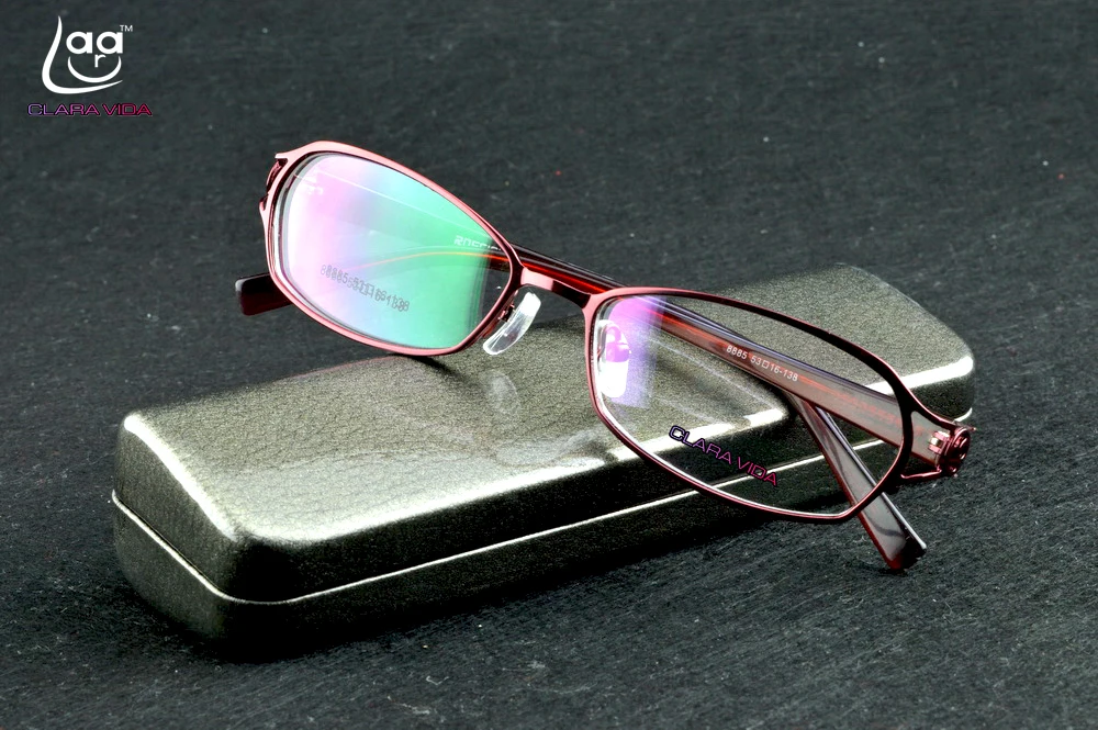 

2019 Hot Sale Eyeglasses Clara Vida New Design Women Lady Girl Full Frame Elegegance Glasses Reading Myopia Photochromic Lenses