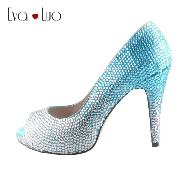 light turquoise heels