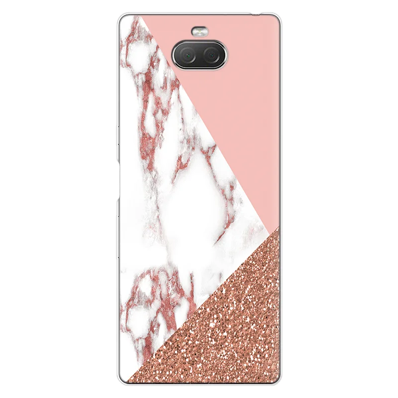 Marble Cover For Sony Xperia 10 Z5 Compact For Sony Xperia L1 L2 X XA XA1 Plus Ultra XA2 Plus XZ XZ1 Compact XZ3 Soft Clear Case