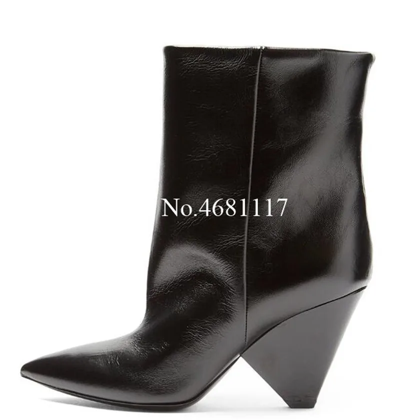 

2019 autumn and winter new strange with high heels pointed fashion short boots European style fashion women's boots